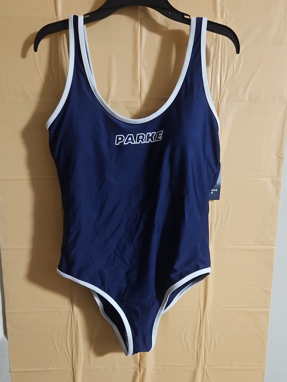 Parke x Target 90s One Piece Swimsuit:  Navy Blue: NEW WITH TAGS: SIZE X (14-16)
